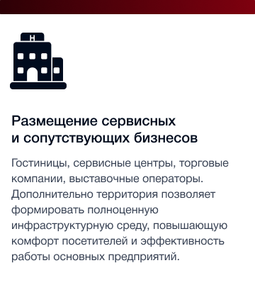 Размещение сервисных бизнесов